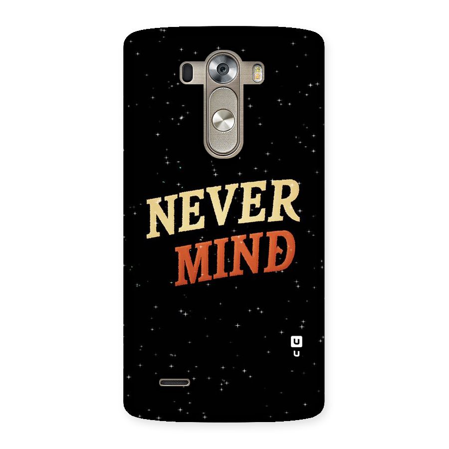 Never Mind Design Back Case for LG G3