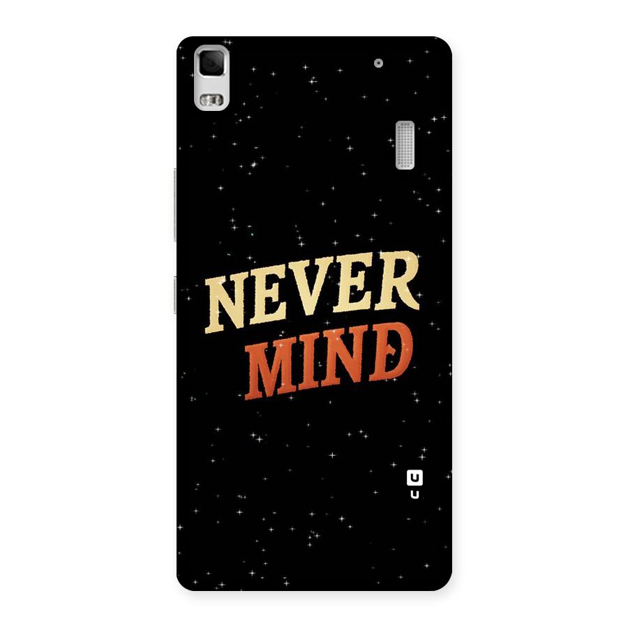 Never Mind Design Back Case for Lenovo K3 Note