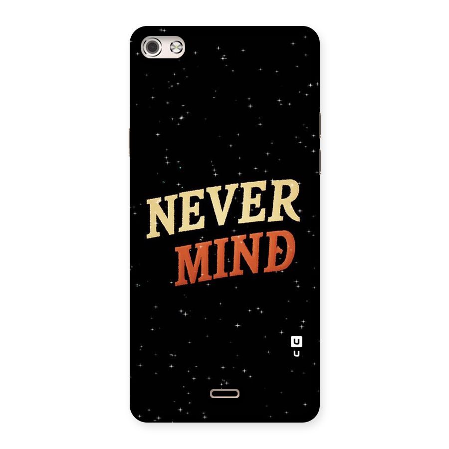 Never Mind Design Back Case for Micromax Canvas Silver 5