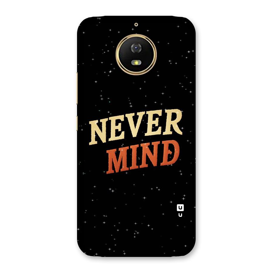 Never Mind Design Back Case for Moto G5s