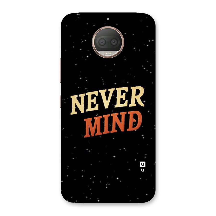 Never Mind Design Back Case for Moto G5s Plus