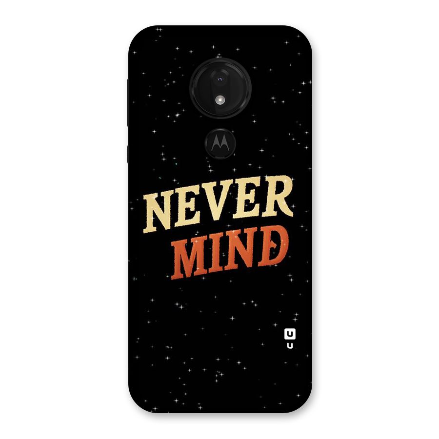 Never Mind Design Back Case for Moto G7 Power