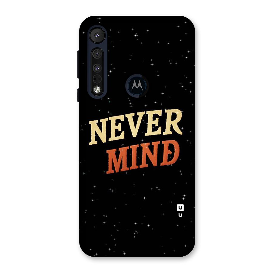 Never Mind Design Back Case for Motorola One Macro