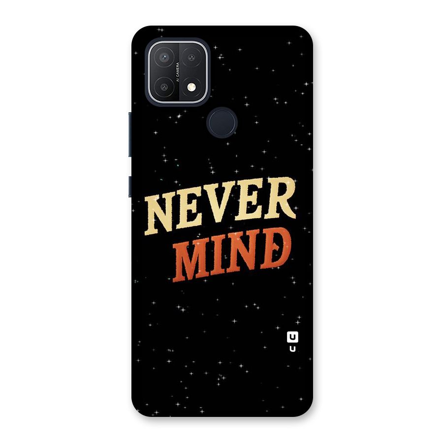 Never Mind Design Back Case for Oppo A15s