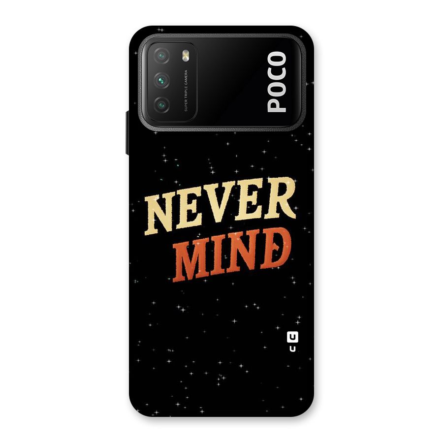 Never Mind Design Back Case for Poco M3