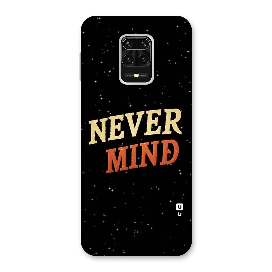 Never Mind Design Back Case for Redmi Note 9 Pro