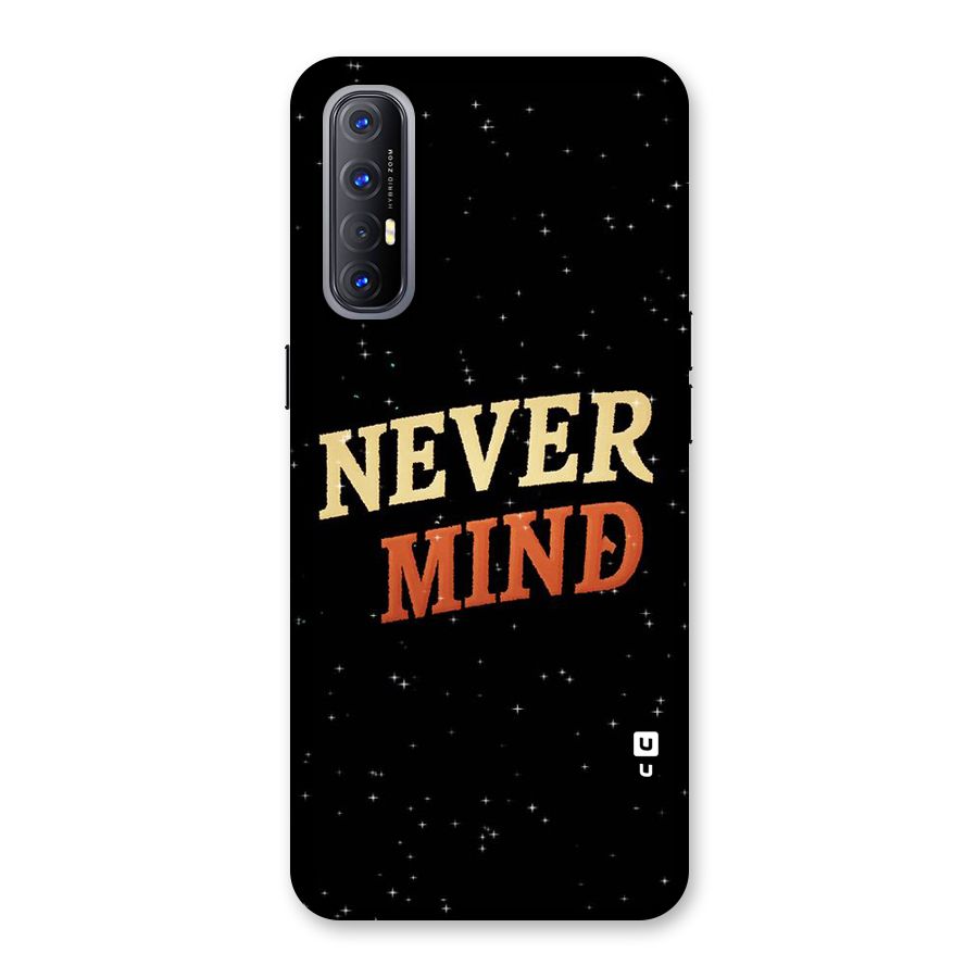 Never Mind Design Back Case for Reno3 Pro