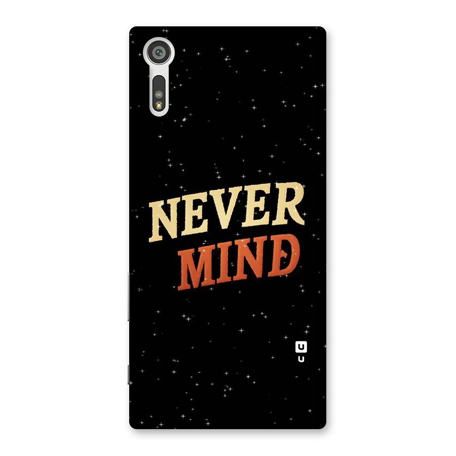 Never Mind Design Back Case for Xperia XZ