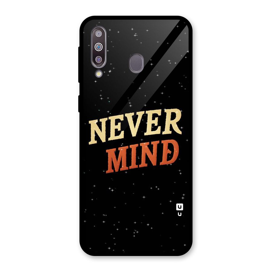 Never Mind Design Glass Back Case for Galaxy M30