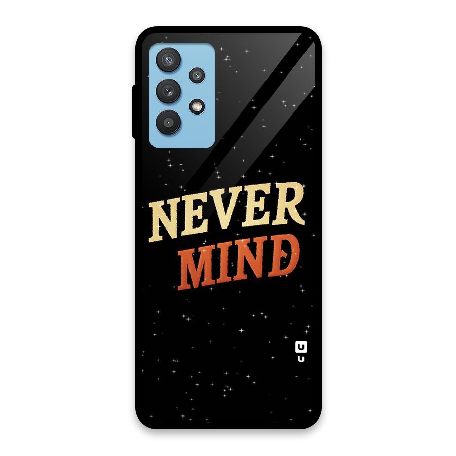 Never Mind Design Glass Back Case for Galaxy M32 5G