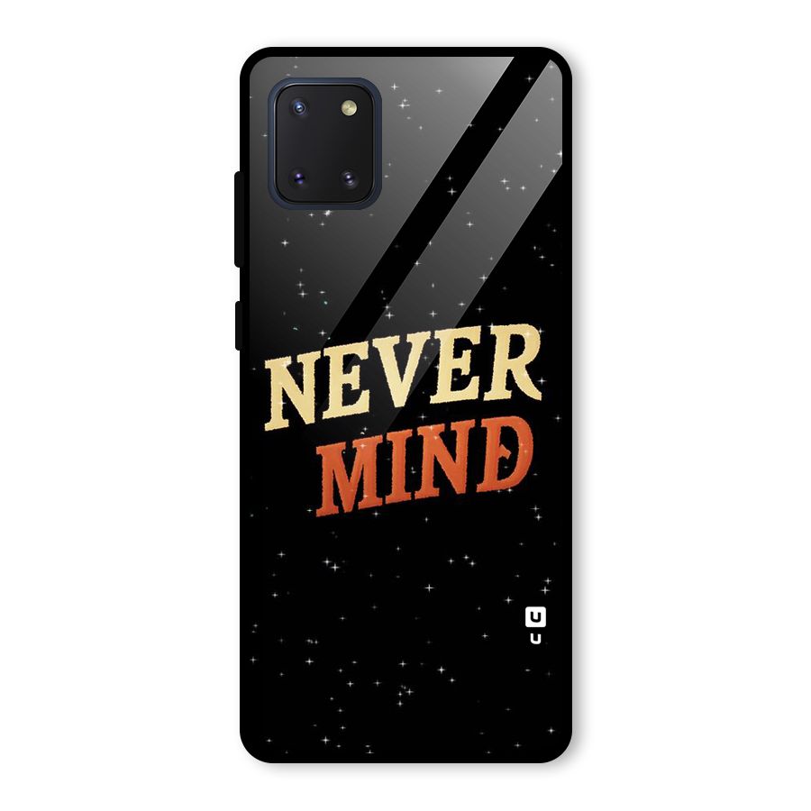 Never Mind Design Glass Back Case for Galaxy Note 10 Lite