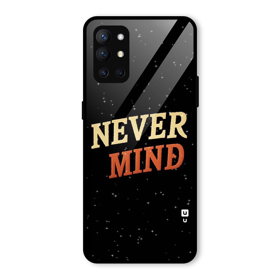 Never Mind Design Glass Back Case for OnePlus 9R