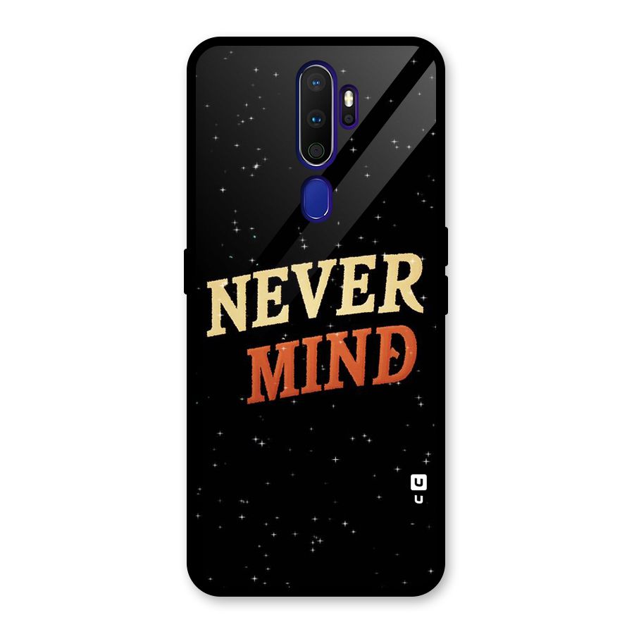 Never Mind Design Glass Back Case for Oppo A9 (2020)