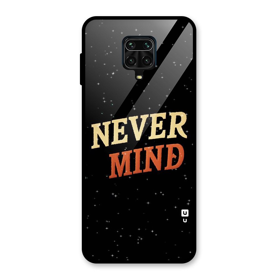 Never Mind Design Glass Back Case for Poco M2 Pro