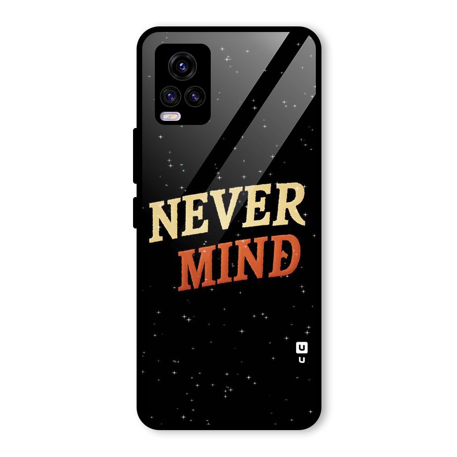 Never Mind Design Glass Back Case for Vivo V20