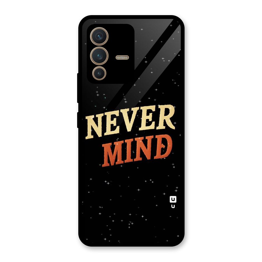 Never Mind Design Glass Back Case for Vivo V23 5G