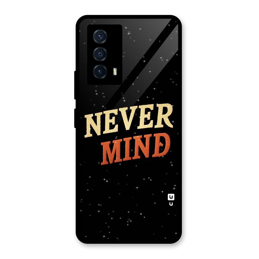 Never Mind Design Glass Back Case for Vivo iQOO Z5