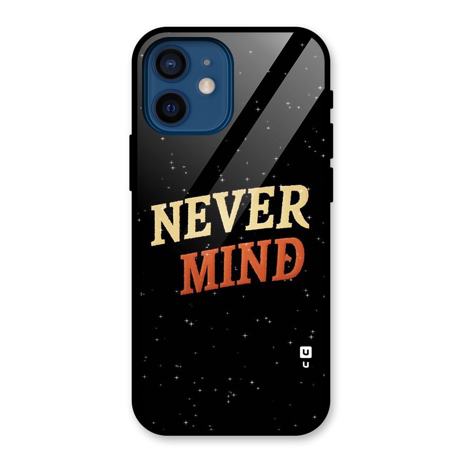 Never Mind Design Glass Back Case for iPhone 12 Mini