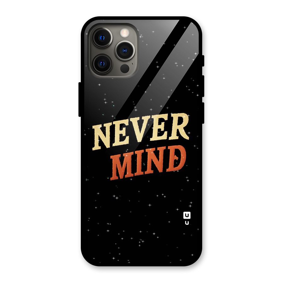 Never Mind Design Glass Back Case for iPhone 12 Pro Max