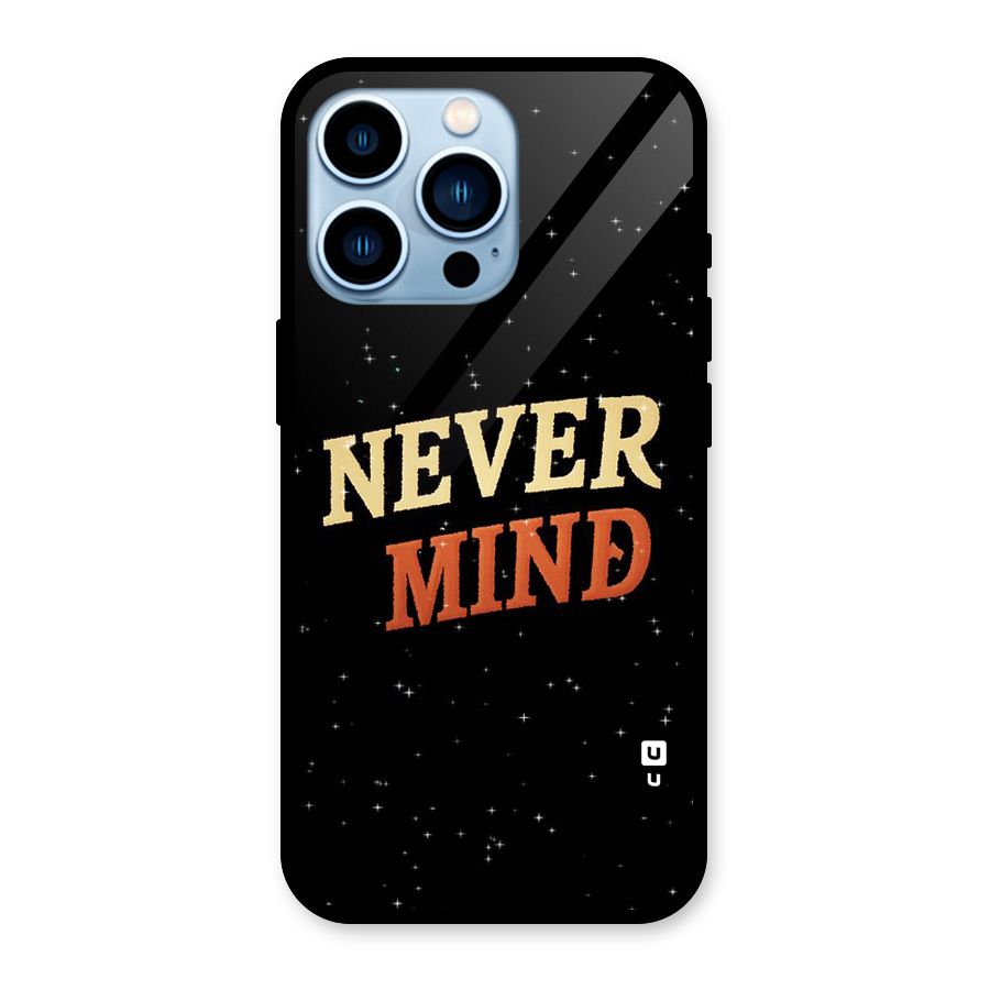Never Mind Design Glass Back Case for iPhone 13 Pro