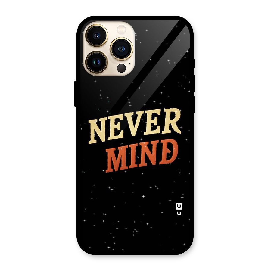 Never Mind Design Glass Back Case for iPhone 13 Pro Max
