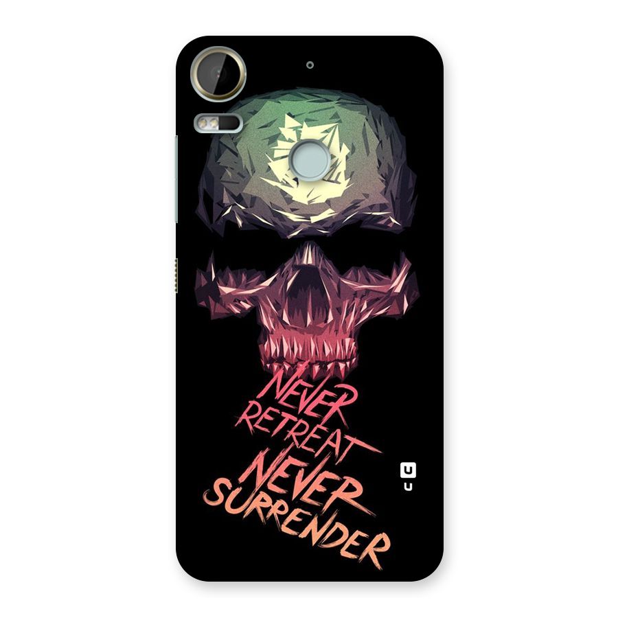 Never Retreat Back Case for Desire 10 Pro