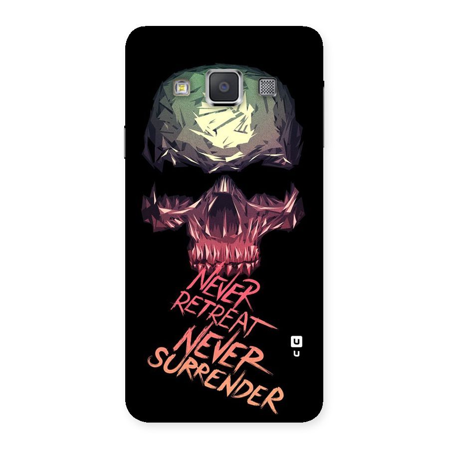 Never Retreat Back Case for Galaxy A3