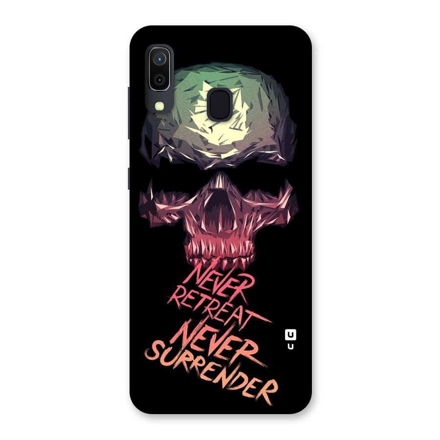 Never Retreat Back Case for Galaxy A30