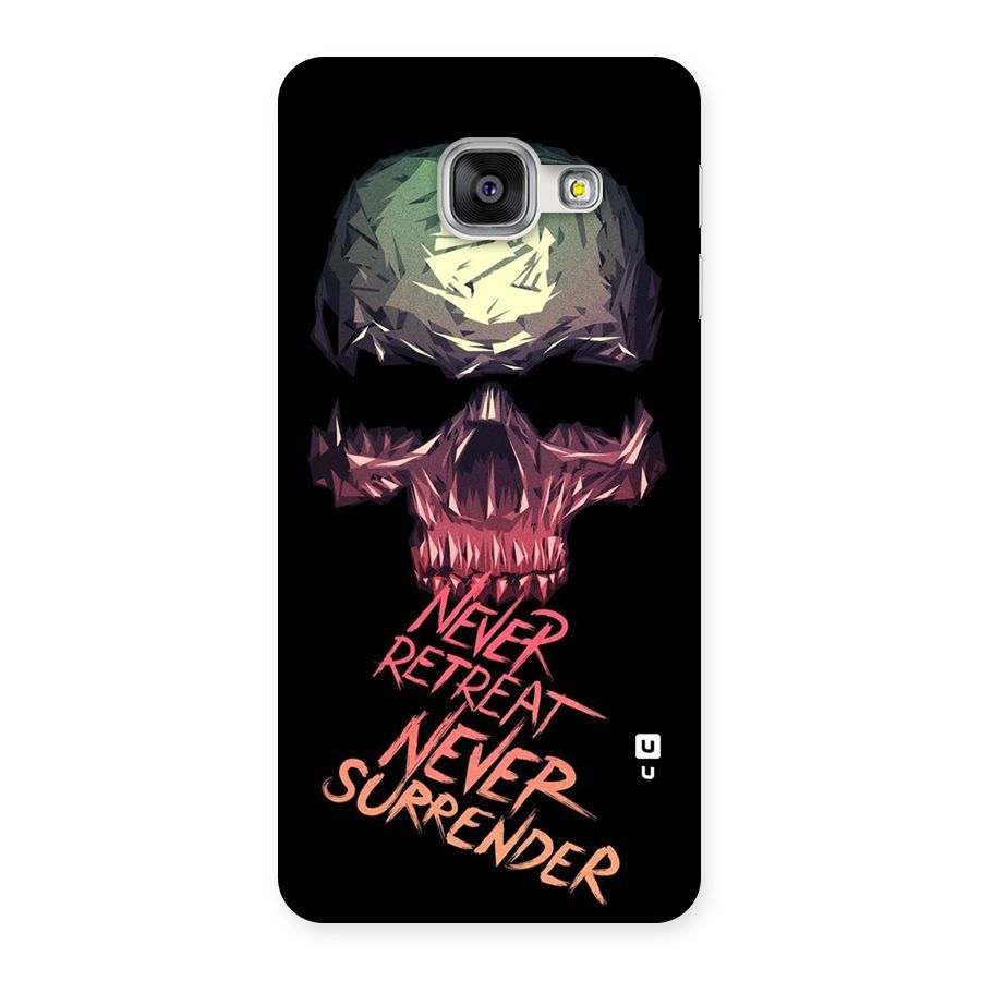 Never Retreat Back Case for Galaxy A3 2016