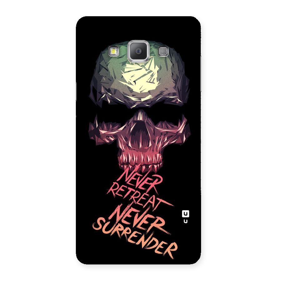 Never Retreat Back Case for Galaxy A7