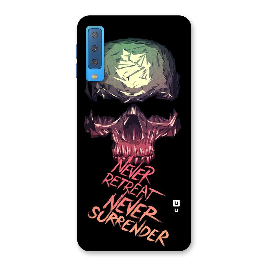 Never Retreat Back Case for Galaxy A7 (2018)