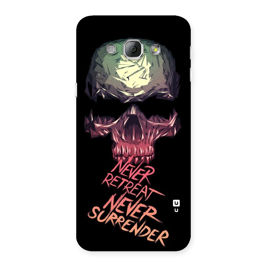 Never Retreat Back Case for Galaxy A8
