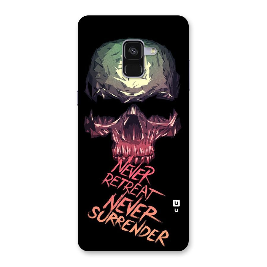 Never Retreat Back Case for Galaxy A8 Plus
