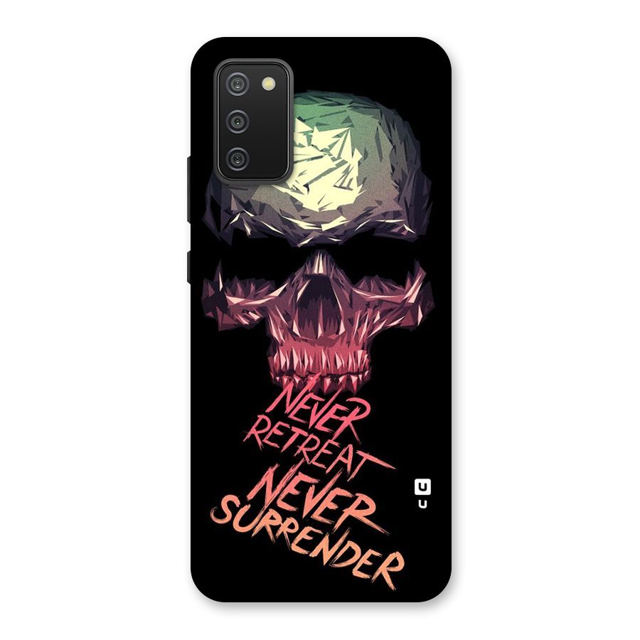 Never Retreat Back Case for Galaxy M02s