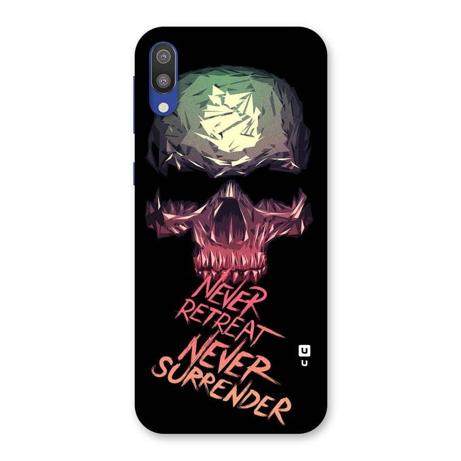 Never Retreat Back Case for Galaxy M10
