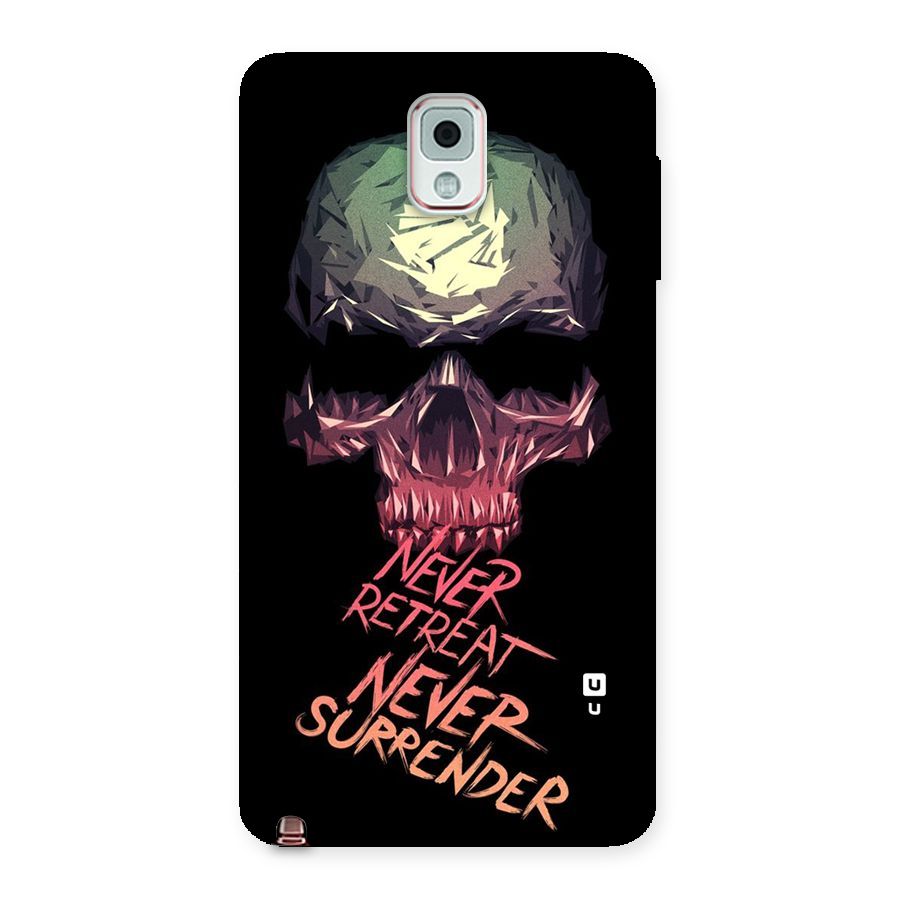 Never Retreat Back Case for Galaxy Note 3