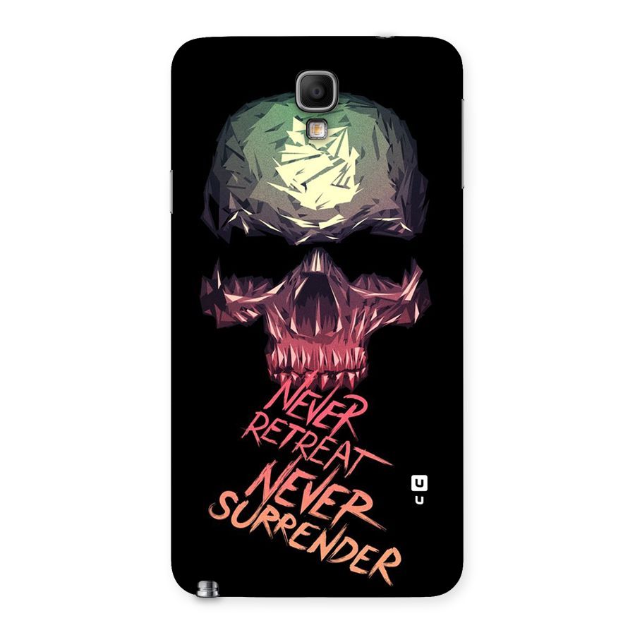 Never Retreat Back Case for Galaxy Note 3 Neo