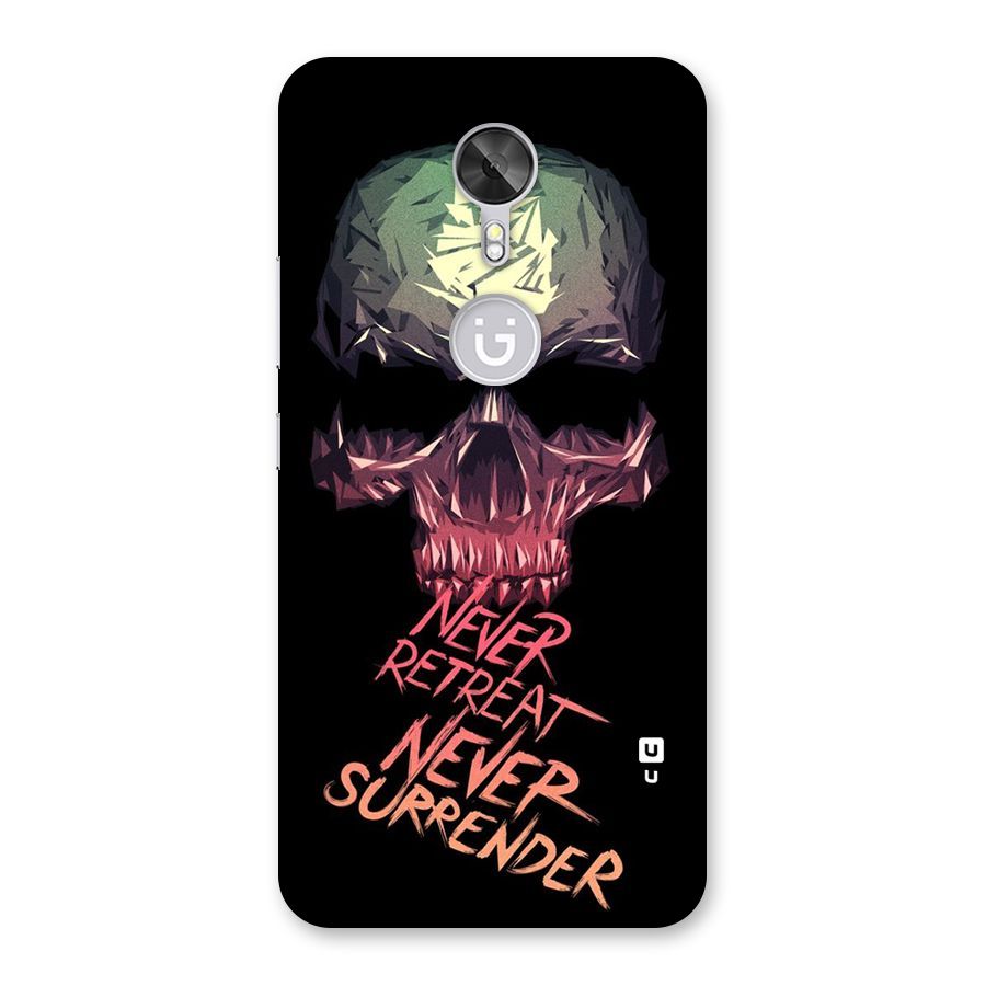 Never Retreat Back Case for Gionee A1