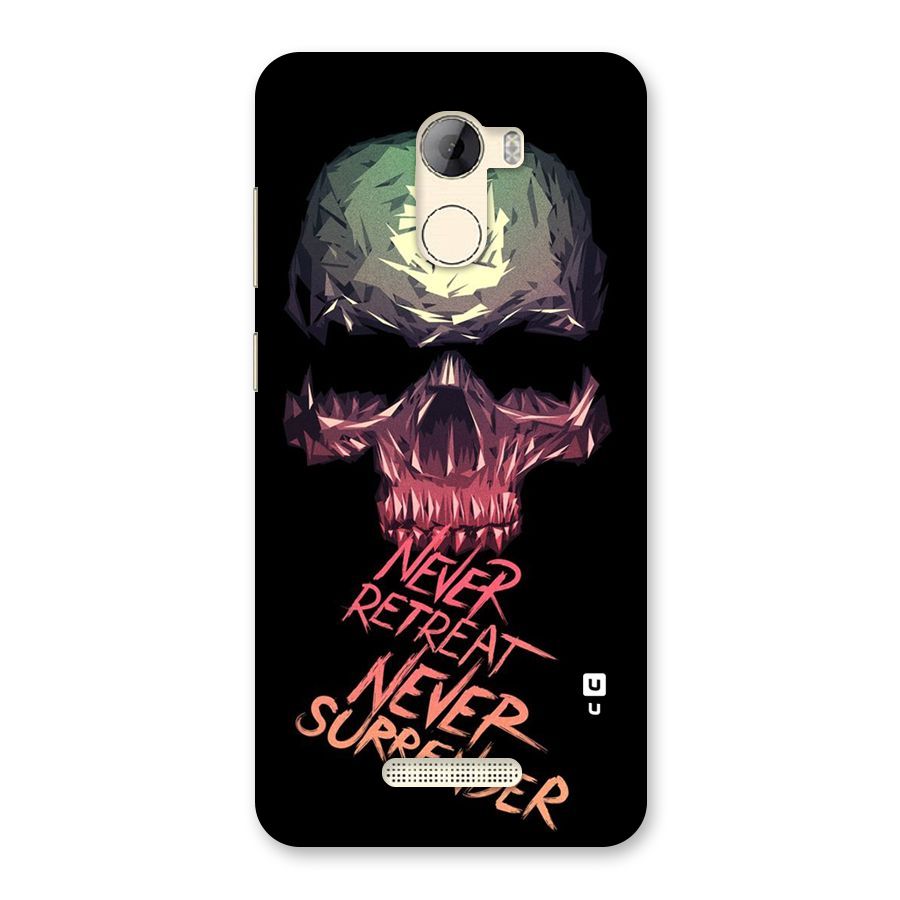 Never Retreat Back Case for Gionee A1 LIte