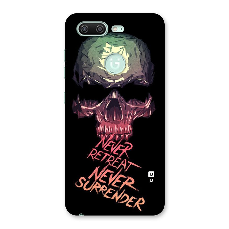 Never Retreat Back Case for Gionee S10