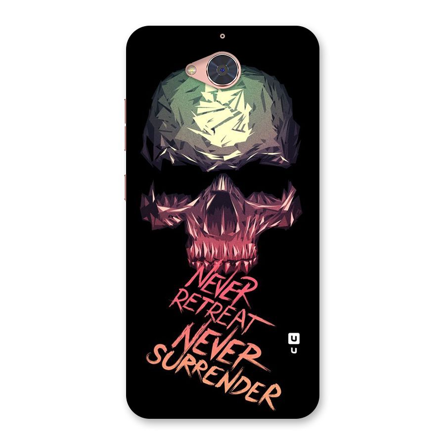 Never Retreat Back Case for Gionee S6 Pro
