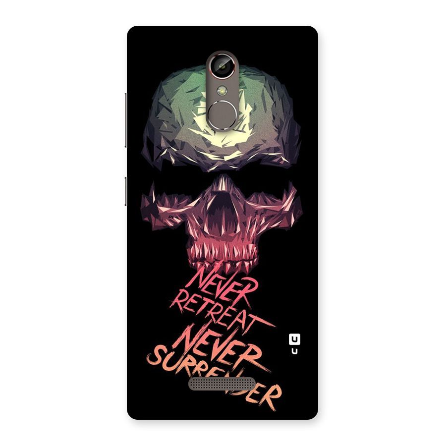 Never Retreat Back Case for Gionee S6s