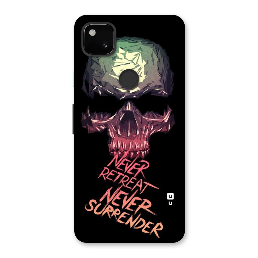 Never Retreat Back Case for Google Pixel 4a