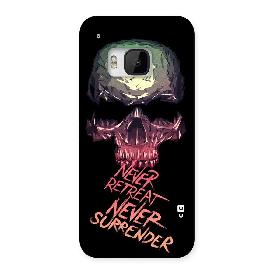 Never Retreat Back Case for HTC One M9