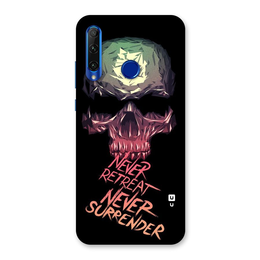 Never Retreat Back Case for Honor 20i