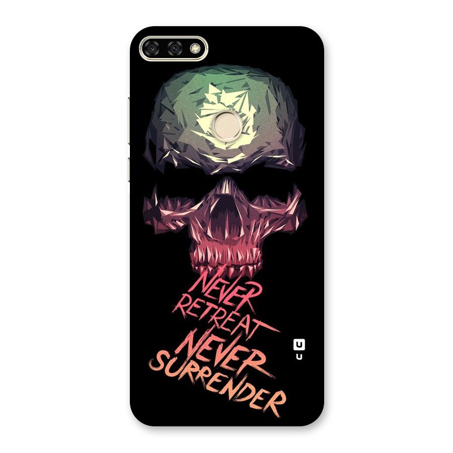 Never Retreat Back Case for Honor 7A