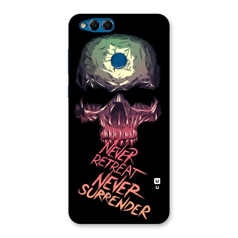 Never Retreat Back Case for Honor 7X