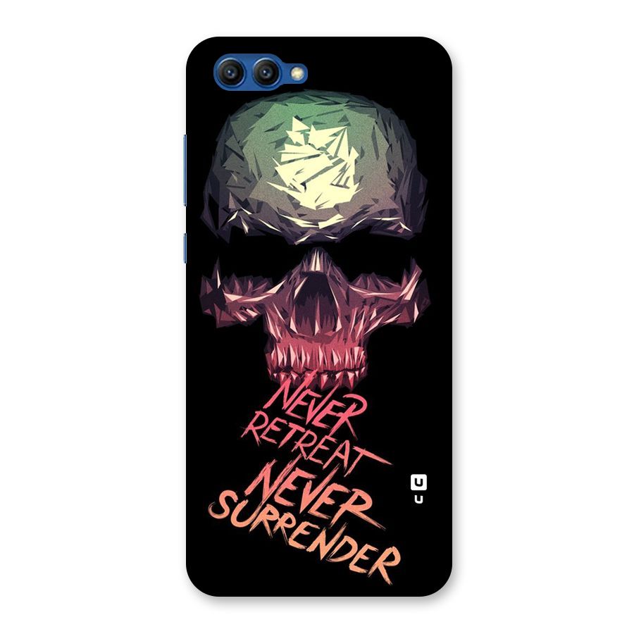 Never Retreat Back Case for Honor View 10