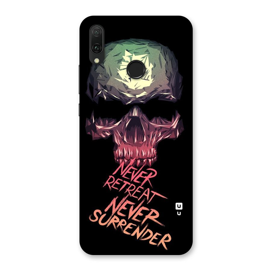 Never Retreat Back Case for Huawei Y9 (2019)
