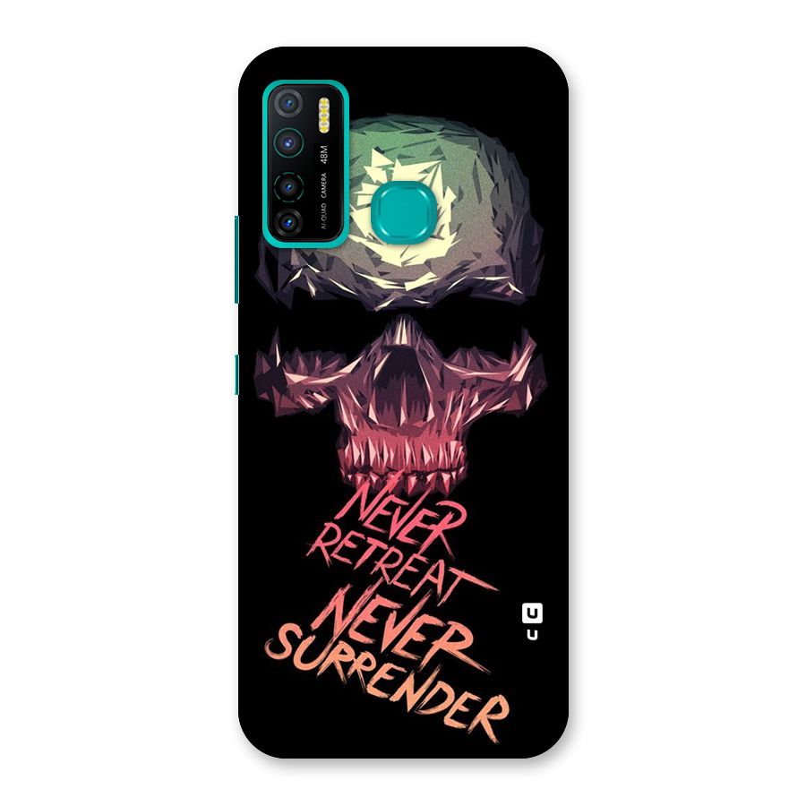 Never Retreat Back Case for Infinix Hot 9 Pro